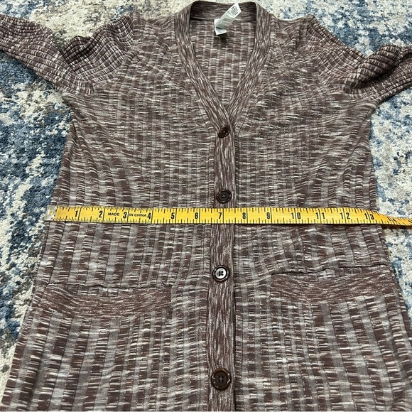 Athleta Red Chenille Cuddle Up Cozy Revolve Seamless Cardigan Size Small - Picture 8 of 9